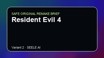Resident Evil 4 original game remake reference artwork 2