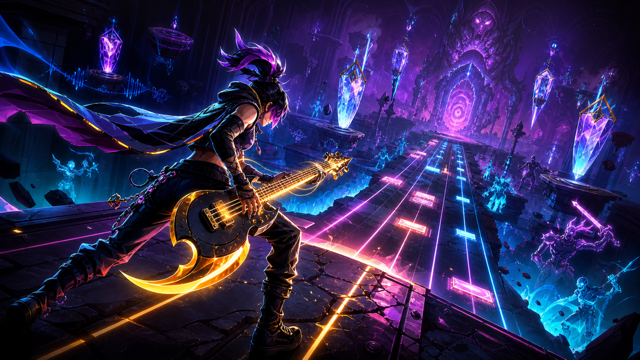 Rift of the NecroDancer original game remake reference artwork 2