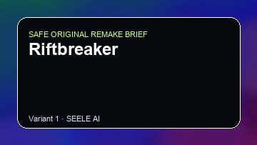 Riftbreaker Game Customer Remake preview