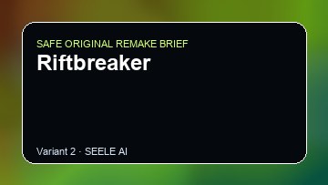 Riftbreaker original game remake reference artwork 2