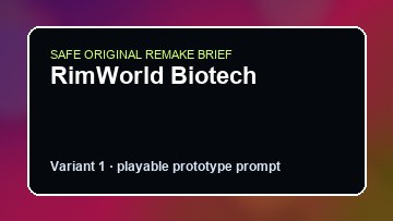 RimWorld Biotech original rimworld biotech custom game reference artwork 1
