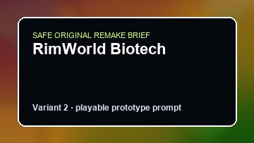 RimWorld Biotech original rimworld biotech custom game reference artwork 2