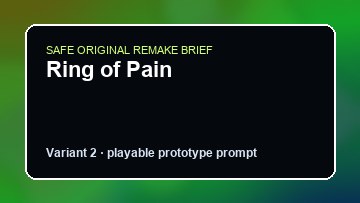 Ring of Pain original ring of pain diy game reference artwork 2