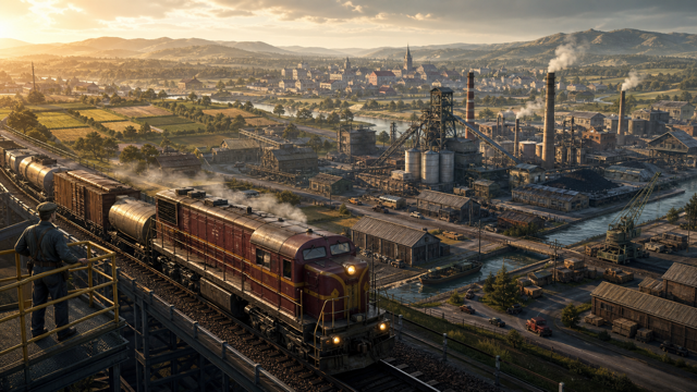 Rise of Industry original game remake reference artwork 2