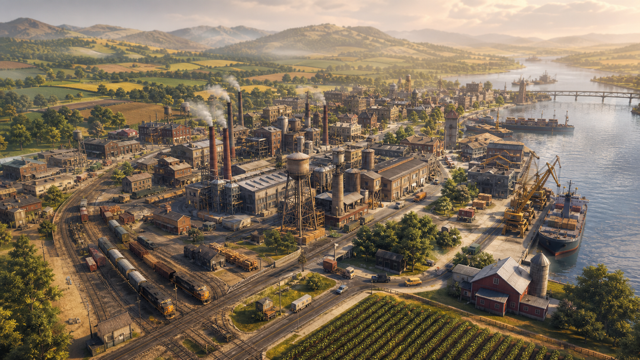 Rise of Industry original game remake reference artwork 3