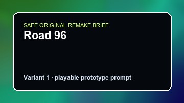 Road 96 original road 96 custom game reference artwork 1