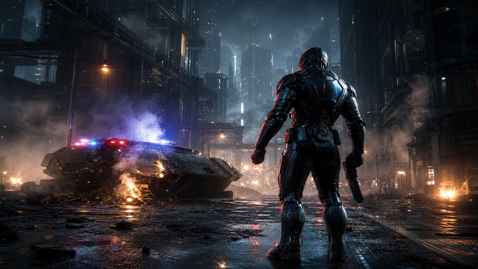 RoboCop Rogue City original game remake reference artwork 3