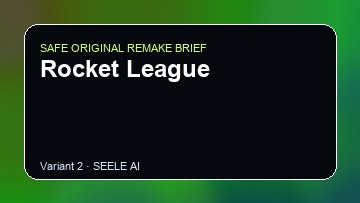 Rocket League original game remake reference artwork 2