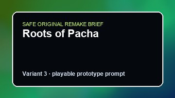 Roots of Pacha original roots of pacha diy game reference artwork 3