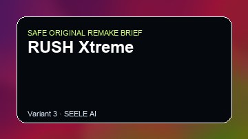 RUSH Xtreme original game remake reference artwork 3