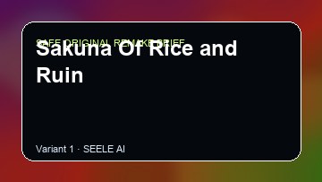 Sakuna Of Rice and Ruin original game remake reference artwork 1