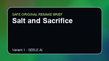 Salt and Sacrifice Game Customer Remake preview