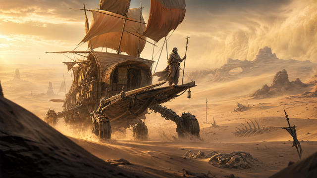 Sandwalkers original game remake reference artwork 2