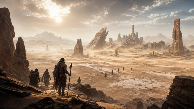 Sandwalkers original game remake reference artwork 3