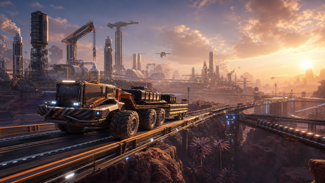 Satisfactory Update Eight original game remake reference artwork 2