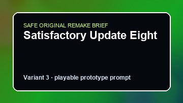 Satisfactory Update Eight original satisfactory update eight custom game reference artwork 3