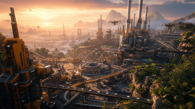 Satisfactory Update Eight original game remake reference artwork 3