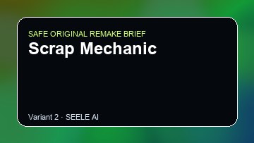 Scrap Mechanic original game remake reference artwork 2