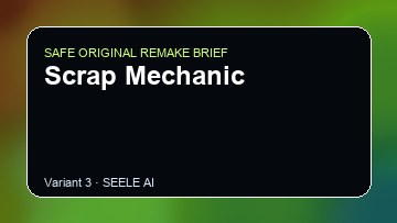 Scrap Mechanic original game remake reference artwork 3