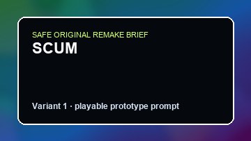 SCUM original scum custom game reference artwork 1