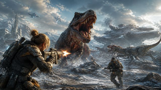 Second Extinction original game remake reference artwork 2