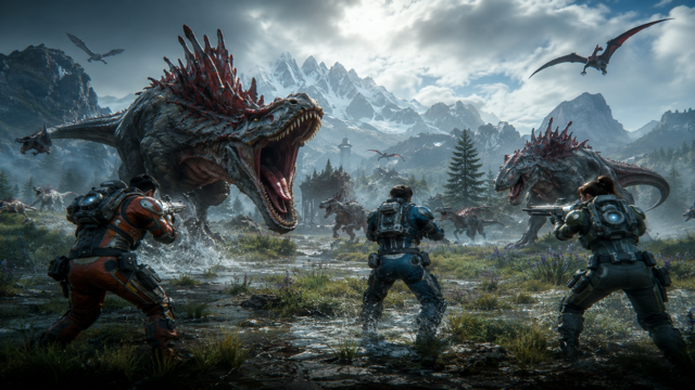 Second Extinction original game remake reference artwork 3