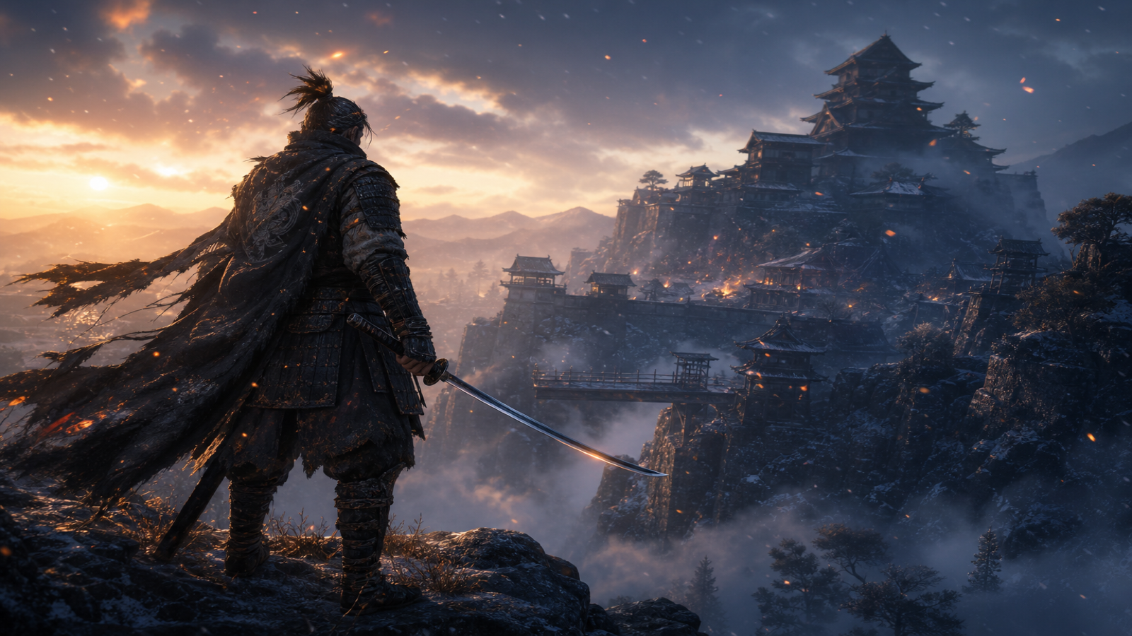 Sekiro Shadows Die Twice original game remake reference artwork 3