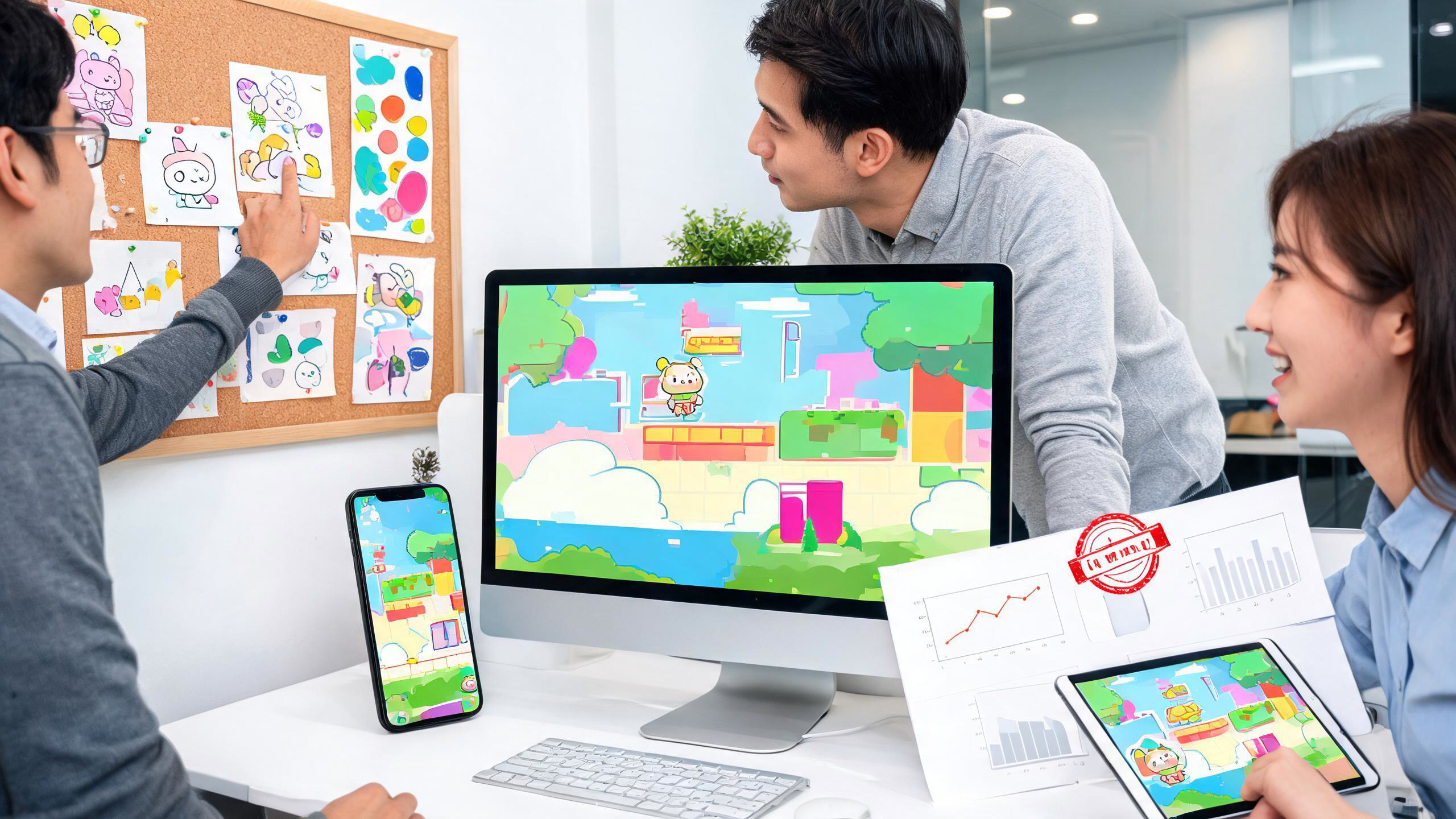 Workflow illustration for 1. turn the marketing brief into one playable behavior