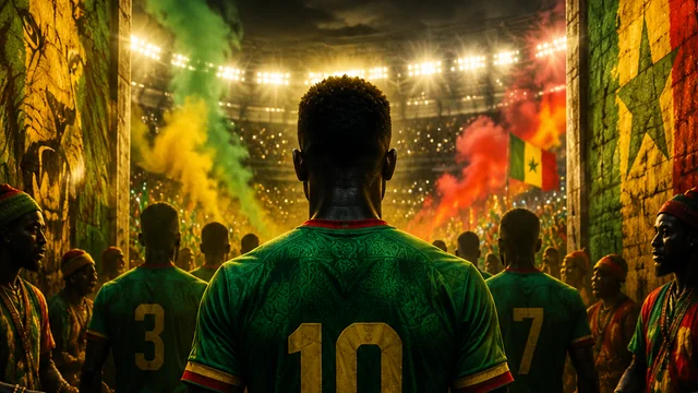 Senegal World Cup Poster Generator preview