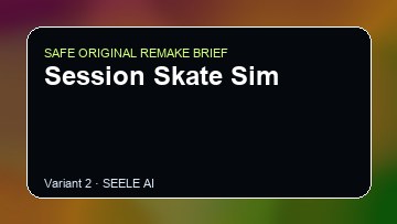 Session Skate Sim original game remake reference artwork 2