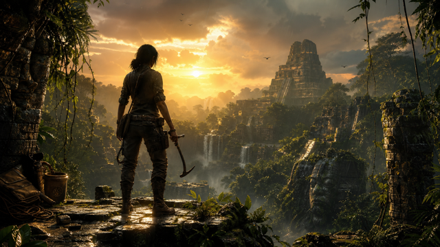 Shadow of the Tomb Raider original shadow of the tomb raider diy game reference artwork 1