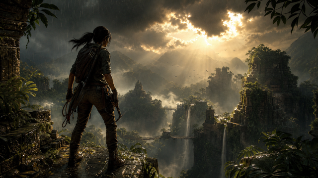 Shadow of the Tomb Raider original shadow of the tomb raider diy game reference artwork 2