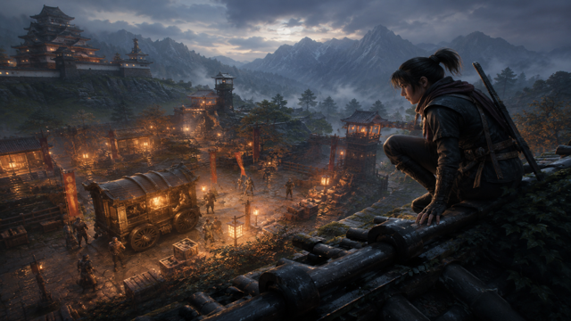 Shadow Tactics Blades of the Shogun original game remake reference artwork 2