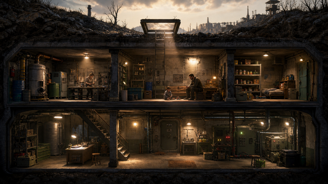 Sheltered original game remake reference artwork 3