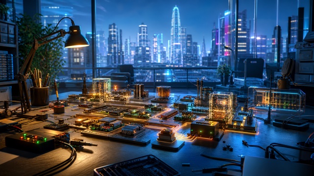 Shenzhen IO original game remake reference artwork 3