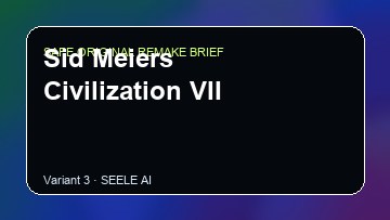 Sid Meiers Civilization VII original game remake reference artwork 3