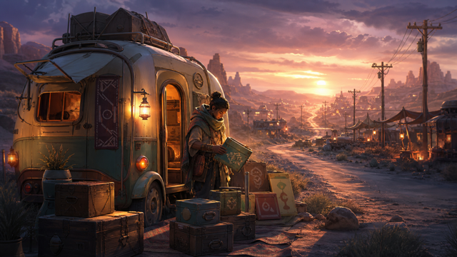 Signs of the Sojourner original game remake reference artwork 2