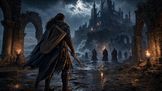 Skald Against the Black Priory original game remake reference artwork 2