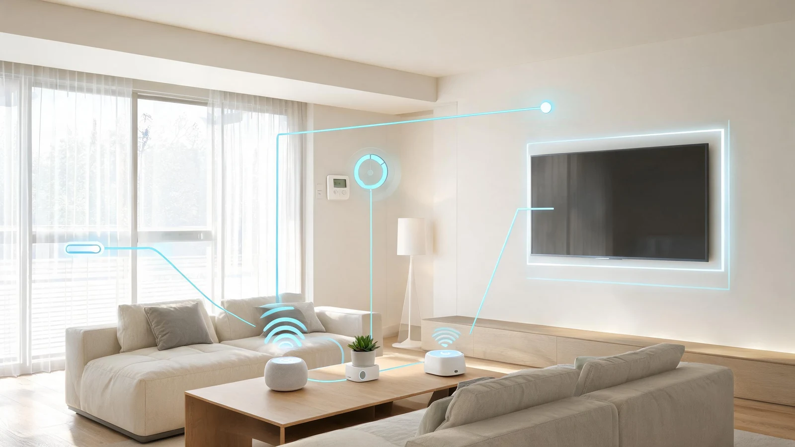 Create smart home tech visuals