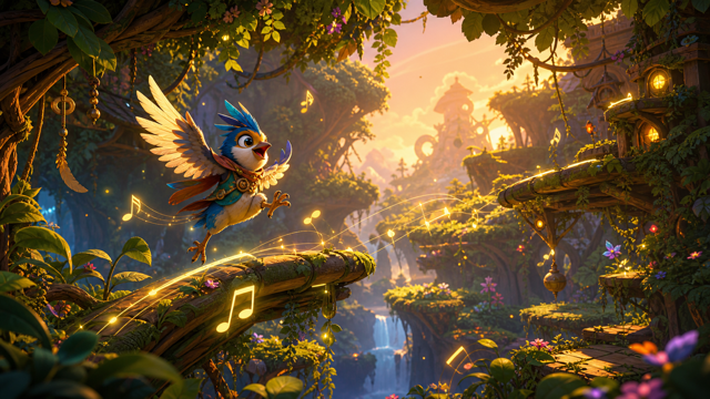 Songbird Symphony original game remake reference artwork 2