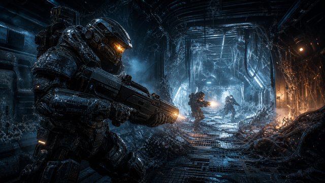 Space Hulk Deathwing original game remake reference artwork 2