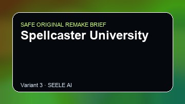 Spellcaster University original game remake reference artwork 3