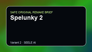 Spelunky 2 original game remake reference artwork 2