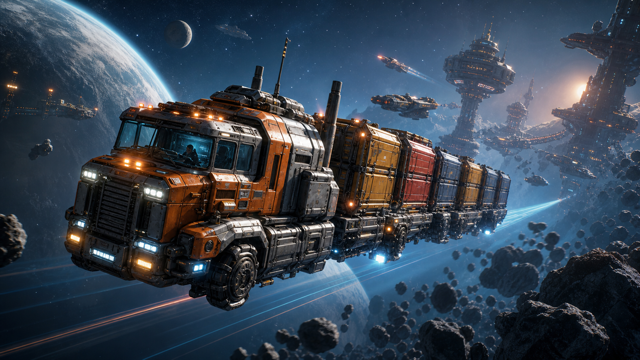 Star Trucker original game remake reference artwork 2