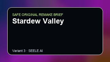 Stardew Valley original game remake reference artwork 3