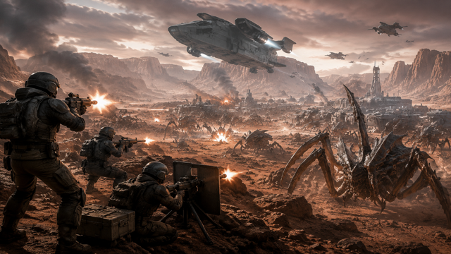 Starship Troopers Terran Command original game remake reference artwork 3
