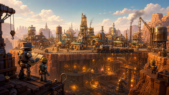 SteamWorld Build Game Customer Remake preview