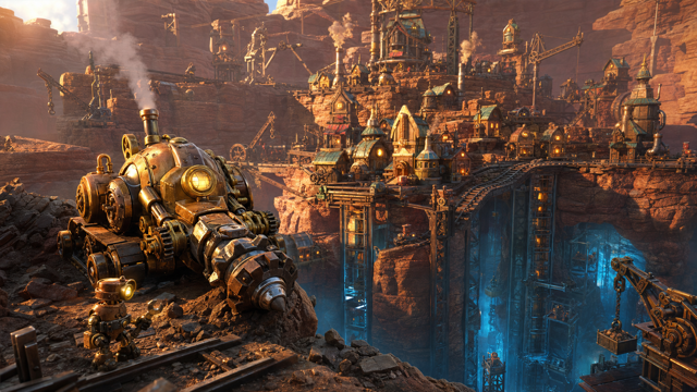 SteamWorld Build original game remake reference artwork 2