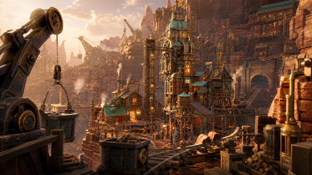 SteamWorld Build original game remake reference artwork 3