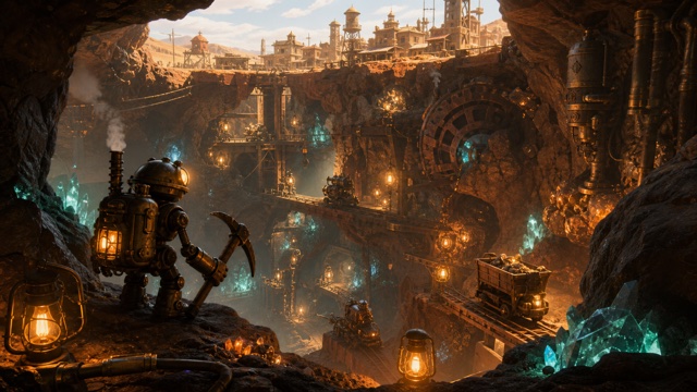 SteamWorld Dig original game remake reference artwork 1